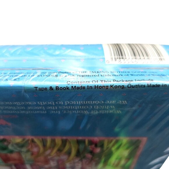 Vintage Talking Mother Goose Birthday Surprise Cassette Book Bonnet Sealed - Picture 9 of 9
